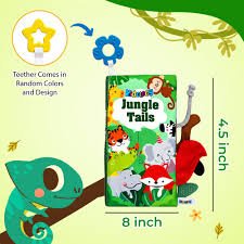 Cloth Book - Jungle Tails